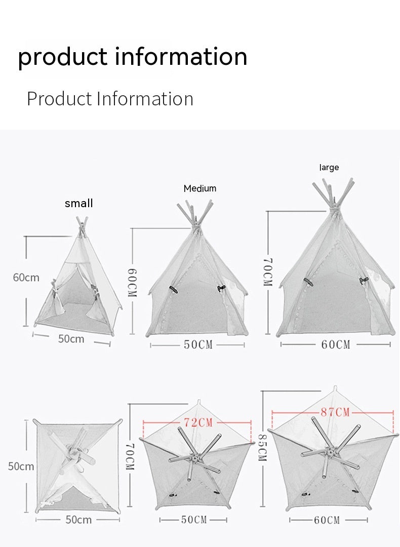 Pet Tent Cat House Removable And Washable