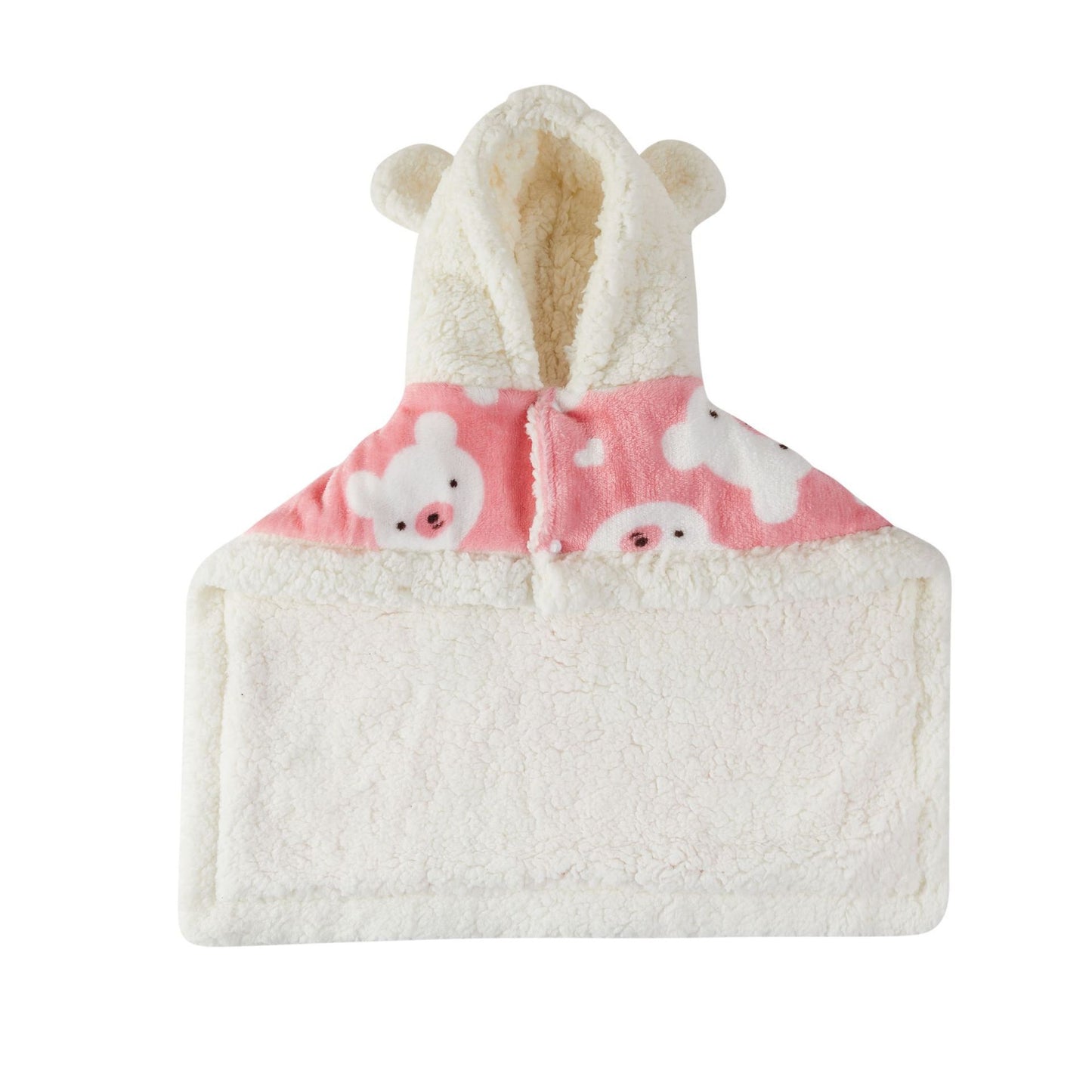 Pet Clothes Warm Thickened Flannel Hooded Shawl Pajamas