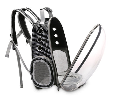 Portable Pet Puppy Backpack Carrier Bubble