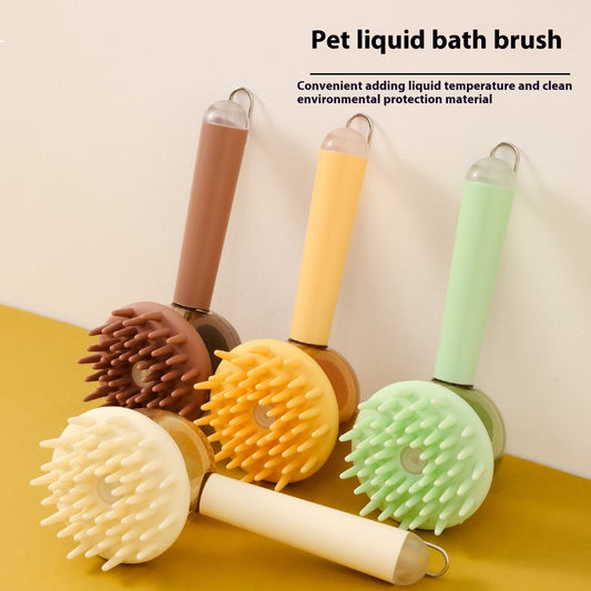 3 In 1 Pets Bath Brush For Dogs And Cats