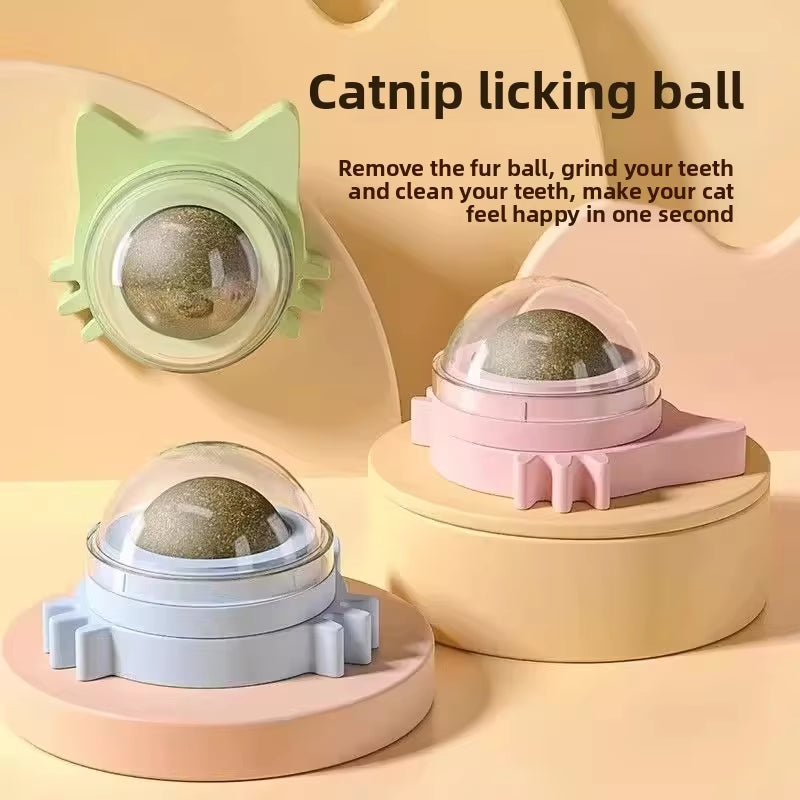 Catnip Ball Cat Toys Self-Hi Cat Pet Products to Relieve Boredom and Bite-Resistant Kittens Kittens Grind Their Teeth
