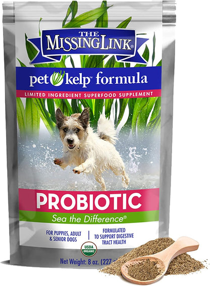 Pet Kelp Canine Probiotic 8Oz Superfood Powdered Supplement